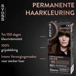 Syoss Salonplex 4-8 Chocoladebruin Permanente Haarkleuring Discount