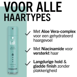 Taft Aloe Boost Hold 4 Hairspray Best