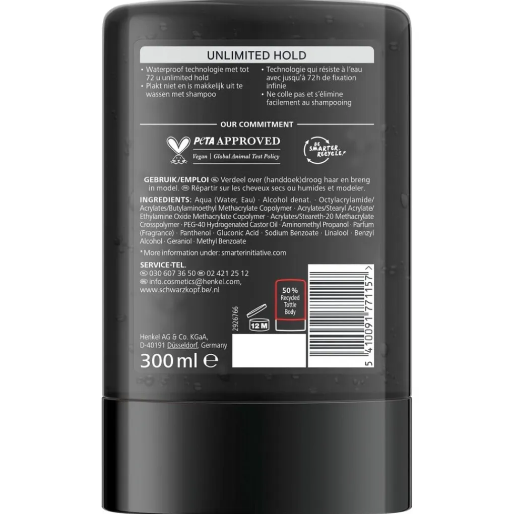 Taft Unlimited Hold Level 7 Haargel Discount