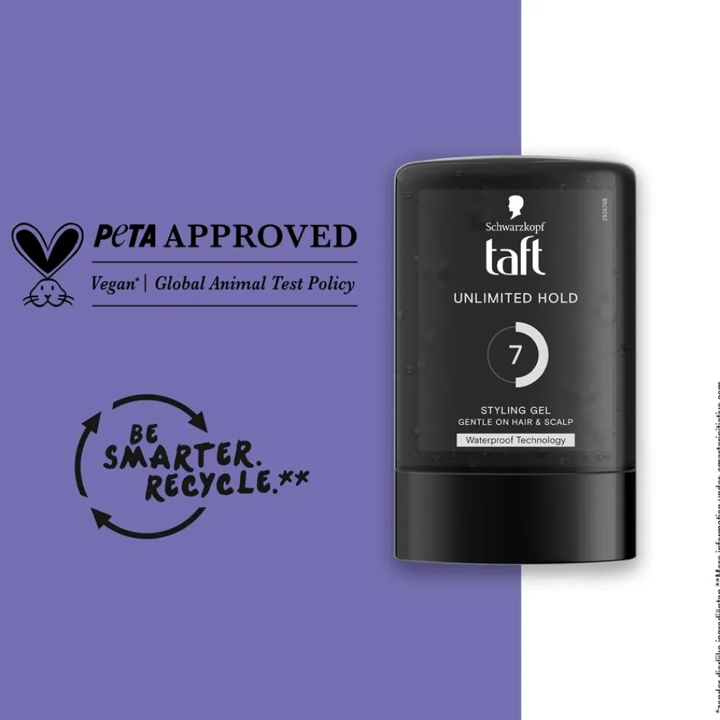 Taft Unlimited Hold Level 7 Haargel Discount