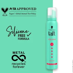 Taft Volume Mega Strong Level 5 Haarmousse New