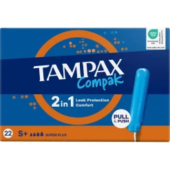 Tampax Compak Super Plus Tampons met Inbrenghuls Best