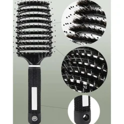 TBC Ontklittende Haarborstel met Natuurlijk Varkenshaar Discount