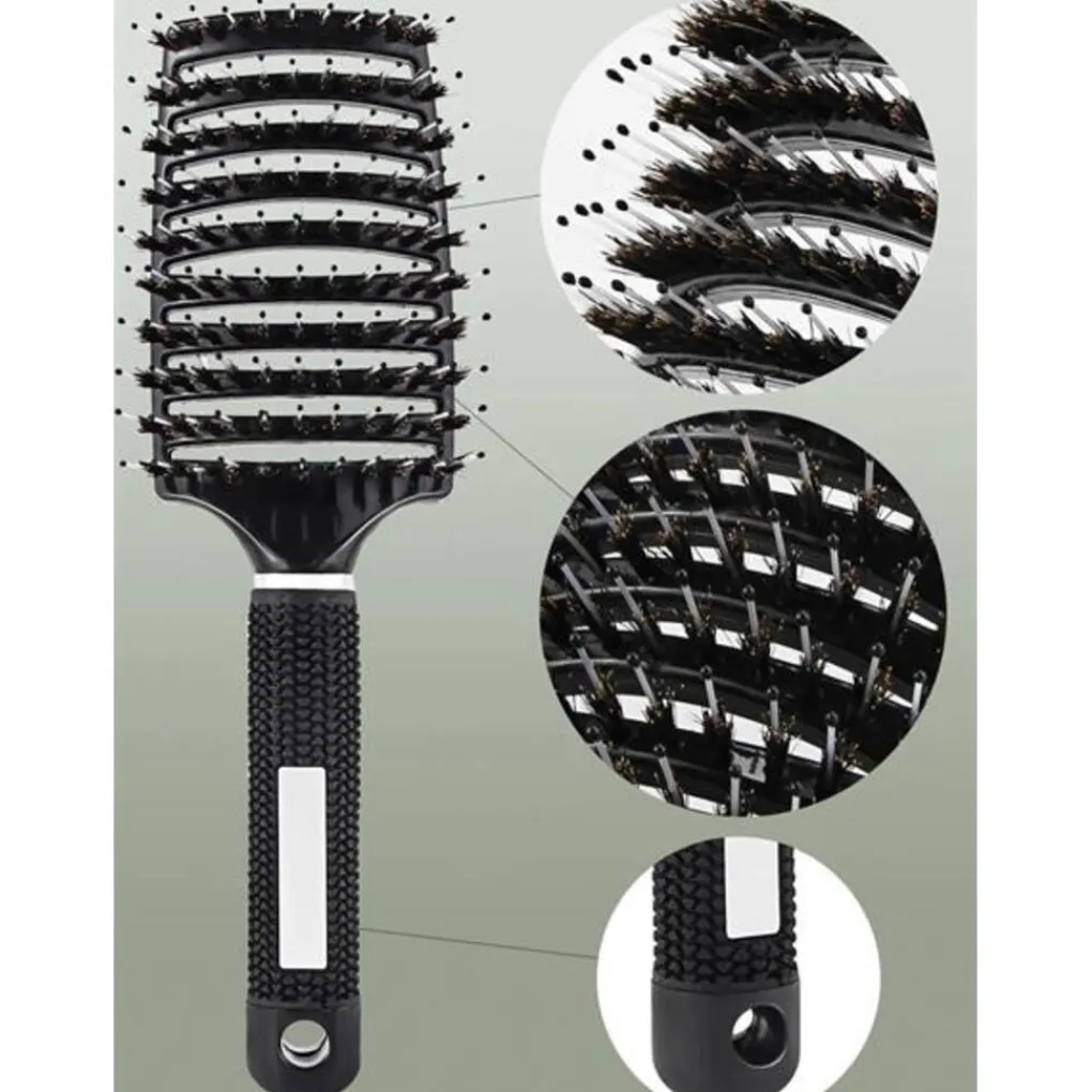 TBC Ontklittende Haarborstel met Natuurlijk Varkenshaar Discount