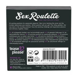 Tease & Please Tease & Plaease Sex Roulette Kamasutra Spel voor Koppels Clearance