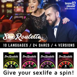 Tease & Please Tease & Plaease Sex Roulette Kamasutra Spel voor Koppels Clearance