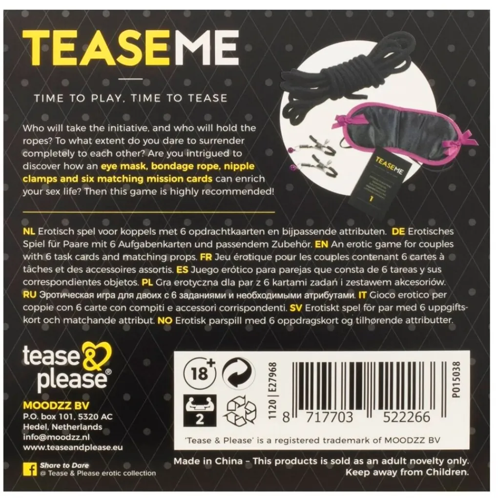 Tease & Please Tease Me Spel
