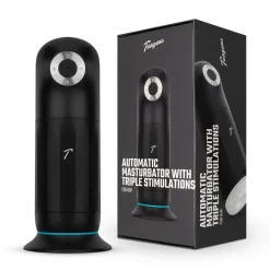 Teazers Automatische Masturbator met Driedubbele Stimulatie Sale