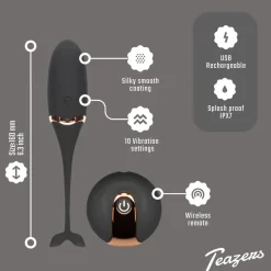 Teazers Luxe Vibrerend Ei Met Afstandsbediening Discount