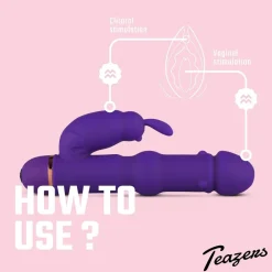 Teazers Siliconen Rabbit Vibrator New