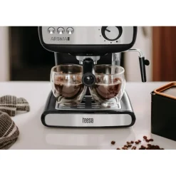 Teesa Aroma 400 Espressomachine Koffiemachine met Melkopschuimer New