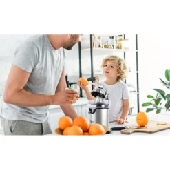 Teesa automatische citruspers met handvat