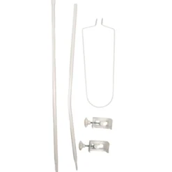 Tega Baby Wit Piekstok & Sluierstandaard met Klembevestiging Clearance