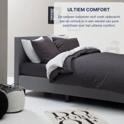 Ten Cate 100% Katoensatijnen Tweepersoons Dekbedovertrek Sale