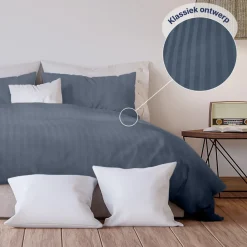 Ten Cate 100% Katoensatijnen Lits-Jumeaux Dekbedovertrek Sale