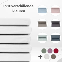 Ten Cate 100% Katoensatijnen Hoeslaken New