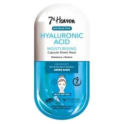 7th Heaven Nutriactive Hyaluronic Acid Moisturising Sheet Mask Hot