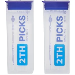 2TH Picks Onbreekbare Tandenstokers met Unieke Borstelfunctie Outlet
