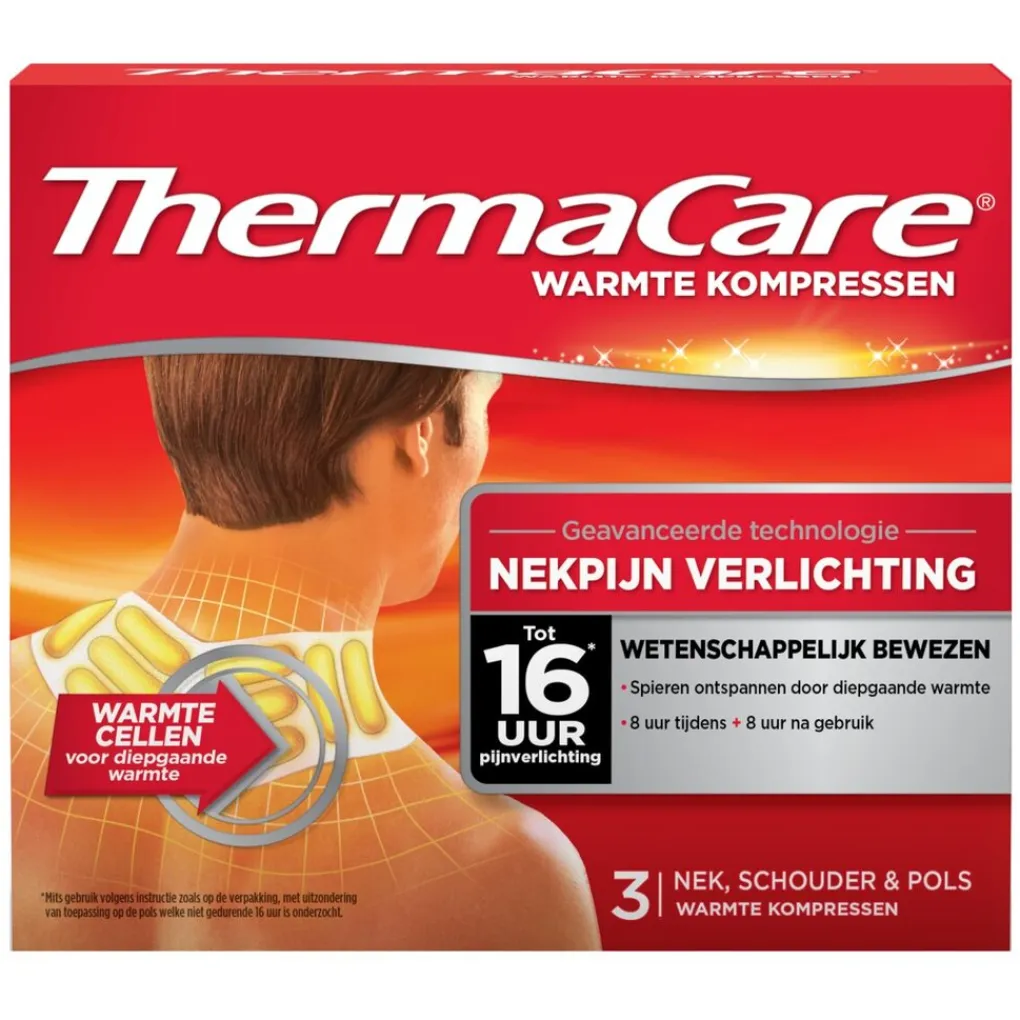 ThermaCare Nek-Schouder-Pols Warmtekompressen Clearance