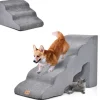 Trendmix twee delige huisdiertrap voor grote en kleine honden en katten met afneembare hoes Discount