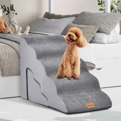 Trendmix twee delige huisdiertrap voor grote en kleine honden en katten met afneembare hoes Discount