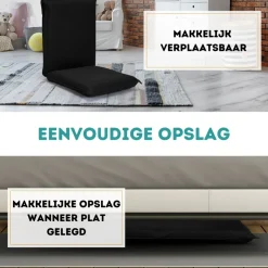 Trendmix Vloerstoel Meditatiestoel Met 6-Traps Verstelbare Rugleuning New