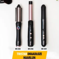 Tristar HD2503 Snoerloze Haarborstel Outlet
