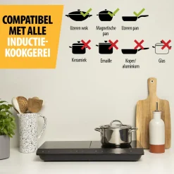 Tristar Inductiekookplaat IK-6162 2 Kookzones Hot