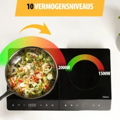 Tristar Inductiekookplaat IK-6162 2 Kookzones Hot