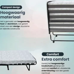 Troonz Opklapbed Morena Inclusief Hoofdkussen Outlet