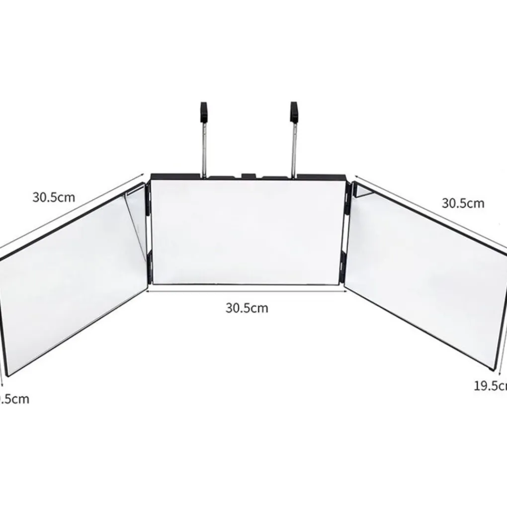 UNIQ 360 Make-up Spiegel met 3 Delen – Vouwen & Ophangen New