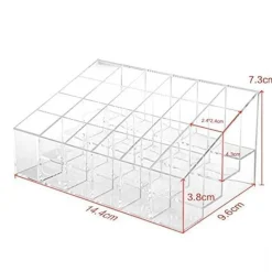 UNIQ Acryl Makeup Organizer, 24 Vakken