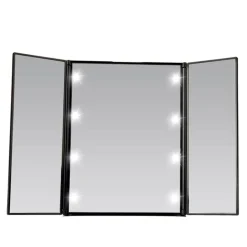 UNIQ Drievoudige Make-upmake-upspiegel met Led-verlichting