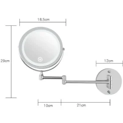 UNIQ Led Cosmeticamake-upspiegel voor Wandmontage met Scharnierar Online