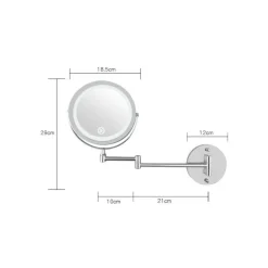 UNIQ Led Cosmeticamake-upspiegel voor Wandmontage met Scharnierar Online