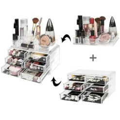 UNIQ Makeup Organizer met 6 Laden, SF-1158 (U340) Hot