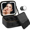 UNIQ Make-up Reistas met LED-lampje - Toilettas / Cosmetische tas voor al je make-up - Zwart Sale