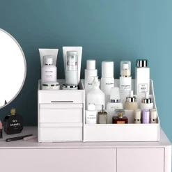 UNIQ Multifunctionele XL Organizer P110‑XL – Witte Make‑up & Accessoire Opberger Discount