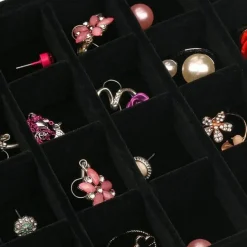 UNIQ Sieradendoos in Zwarte Velours Clearance