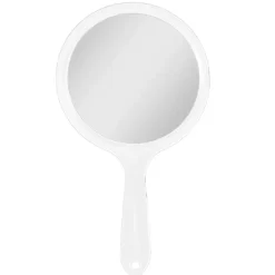 UNIQ Witte Tweezijdige Handmake-upspiegel Rond Outlet