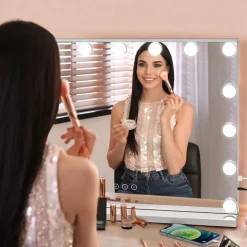 UNIQ XL Hollywood Spiegel met 15 LED Lampen & Touch New