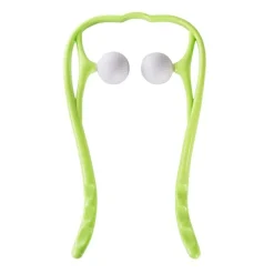 UNIQ Nek‑ & Schoudermassager – Handmatige Triggerpoint Roller, Verstelbaar, Groen Clearance
