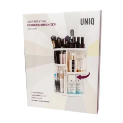 UNIQ 360° Roterende Make‑up Organizer - Wit Outlet