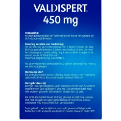 Valdispert Extra Forte 450mg Omhulde Tabletten Discount