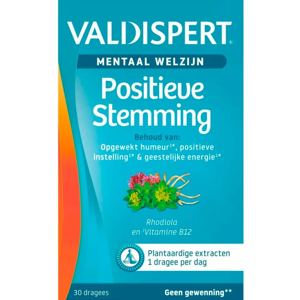 Valdispert Mentaal Welzijn Positieve Stemming Dragees Clearance