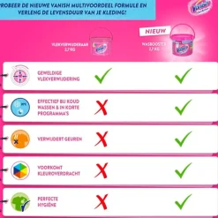 Vanish Oxi Action Colour Poeder Vlekverwijderaar Hot