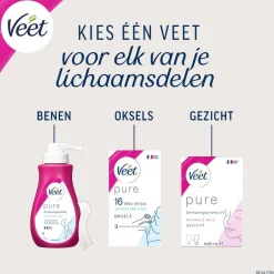 Veet In-Shower Ontharingscrème voor de Gevoelige Huid