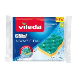 Vileda Schuurspons Glitzi Always Clean 2 Stuks
