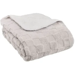 Villa Volance Plaid met Blokpatroon Clearance