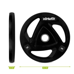 VirtuFit Olympische Rubberen Halterschijf Clearance